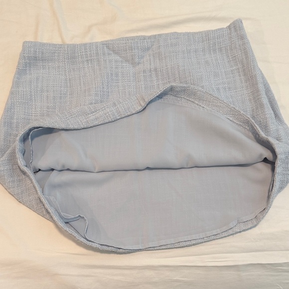 Abercrombie & Fitch Light Blue Mini Skirt - Picture 4 of 5